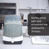 imageBaby Brezza 10 Minute Baby Bottle Sterilizer  Dryer  Superfast Electric Steam Sterilization  Universal Sterilizing for All Bottles Pacifiers  Breast Pump Parts