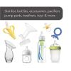 imageBaby Brezza 4 in 1 Baby Bottle Sterilizer Machine  Largest Capacity Electric Steam Sterilization  Pacifiers Breast Pump Parts  Universal Sterilizing for All Bottles Plastic Glass Large SmallSterilizer Without Dryer