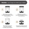 imageBaby Brezza 4 in 1 Baby Bottle Sterilizer Machine  Largest Capacity Electric Steam Sterilization  Pacifiers Breast Pump Parts  Universal Sterilizing for All Bottles Plastic Glass Large SmallSterilizer Without Dryer
