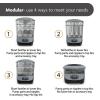 imageBaby Brezza Baby Bottle Sterilizer and Dryer Advanced  Electric Steam Sterilization Machine  Universal Sterilizing for All Bottles Plastic Glass Pacifiers  Breast Pump Parts HEPA Filter SlateSlate