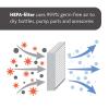 imageBaby Brezza Baby Bottle Sterilizer and Dryer Advanced  Electric Steam Sterilization Machine  Universal Sterilizing for All Bottles Plastic Glass Pacifiers  Breast Pump Parts HEPA Filter SlateLight Grey