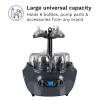 imageBaby Brezza Baby Bottle Sterilizer and Dryer Machine  Electric Steam Sterilization  Universal Fit  Pacifiers Glass Plastic and Newborn Feeding Bottles CharcoalSterilizerDryer Charcoal