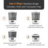 imageBaby Brezza Bottle Sterilizer and Dryer Advanced  Electric Steam Sterilization Machine Universal Sterilizing for All Bottles Plastic  Glass Pacifiers Breast Pump Parts  HEPA FiltrationWhite