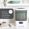 imageBaby Brezza Bottle Sterilizer and Dryer Advanced  Electric Steam Sterilization Machine Universal Sterilizing for All Bottles Plastic  Glass Pacifiers Breast Pump Parts  HEPA FiltrationWhite