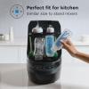 imageBaby Brezza Bottle Washer Pro  Baby Bottle Washer Sterilizer  Dryer  All in One Machine Cleans Bottles Pump Parts ampamp Sippy Cups  Replaces Hand Washing Bottle Brushes and Drying Racks Charcoal