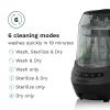 imageBaby Brezza Bottle Washer Pro  Baby Bottle Washer Sterilizer  Dryer  All in One Machine Cleans Bottles Pump Parts ampamp Sippy Cups  Replaces Hand Washing Bottle Brushes and Drying Racks Charcoal