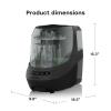 imageBaby Brezza Bottle Washer Pro  Baby Bottle Washer Sterilizer  Dryer  All in One Machine Cleans Bottles Pump Parts ampamp Sippy Cups  Replaces Hand Washing Bottle Brushes and Drying Racks Charcoal