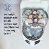 imageBaby Brezza Bottle Washer Pro Breast Pump Parts Replacement Rack  Fits All Breast Pump Parts Including Wearables