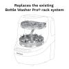 imageBaby Brezza Bottle Washer Pro Breast Pump Parts Replacement Rack  Fits All Breast Pump Parts Including Wearables