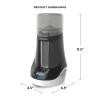 imageBaby Brezza Electric Baby Bottle Warmer Breastmilk Warmer  Defroster  Only Brand with Different Temperatures for Breastmilk  Formula  Universal Fit for All Baby Bottle Sizes  Breastmilk Bags