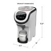 imageBaby Brezza Formula Pro Mini Baby Formula Mixer Machine Fits Small Spaces and is Portable for Travel Bottle Makers Makes The Perfect Bottle for Your Infant On The Go WhiteWhite