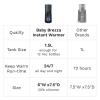 imageBaby Brezza Instant Baby Bottle Warmer Advanced  Fast Water Warmer Instantly Dispenses 247 in 3 Temperatures with NightlightInstant Warmer Advanced