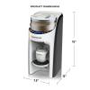 imageBaby Brezza New and Improved Formula Pro Advanced Formula Dispenser Machine  Automatically Mix a Warm Formula Bottle Instantly  Easily Make Bottle with Automatic Powder Blending White