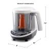 imageBaby Brezza One Step Baby Food Maker Deluxe  Auto shut Off Dishwasher Safe Cooker and Blender to Steam  Puree Organic Food for Infants  Toddlers  Set of 3 Pouches  3 Funnels