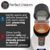 imageBaby Brezza Smart Baby Bottle Warmer Breastmilk Warmer  Defroster  Only Brand with Different Temperatures for Breastmilk  Formula  Universal Fit for All Bottles  Milk Bags  Bluetooth ControlWhite