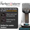 imageBaby Brezza Smart Baby Bottle Warmer Breastmilk Warmer  Defroster  Only Brand with Different Temperatures for Breastmilk  Formula  Universal Fit for All Bottles  Milk Bags  Bluetooth ControlWhite