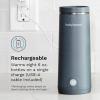 imageBaby Brezza Superfast Portable Baby Bottle Warmer  50 Faster  Travel Breastmilk Warmer and Formula Warmer  Safe Even Heating  Up to 9oz  No Adapters Black