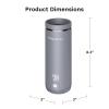 imageBaby Brezza Superfast Portable Baby Bottle Warmer  50 Faster  Travel Breastmilk Warmer and Formula Warmer  Safe Even Heating  Up to 9oz  No Adapters Grey