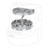 imageBaby Brezza Bottle Washer Pro Breast Pump Parts Replacement Rack  Fits All Breast Pump Parts Including Wearables