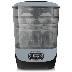imageBaby Brezza Baby Bottle Sterilizer and Dryer Advanced  Electric Steam Sterilization Machine  Universal Sterilizing for All Bottles Plastic Glass Pacifiers  Breast Pump Parts HEPA Filter SlateSlate