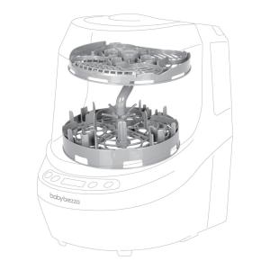 imageBaby Brezza Bottle Washer Pro Breast Pump Parts Replacement Rack  Fits All Breast Pump Parts Including Wearables