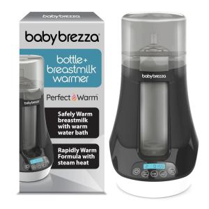 imageBaby Brezza Electric Baby Bottle Warmer Breastmilk Warmer  Defroster  Only Brand with Different Temperatures for Breastmilk  Formula  Universal Fit for All Baby Bottle Sizes  Breastmilk Bags