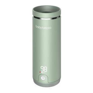 imageBaby Brezza Superfast Portable Baby Bottle Warmer  50 Faster  Travel Breastmilk Warmer and Formula Warmer  Safe Even Heating  Up to 9oz  No Adapters Green