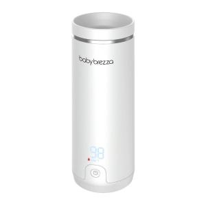 imageBaby Brezza Superfast Portable Baby Bottle Warmer  50 Faster  Travel Breastmilk Warmer and Formula Warmer  Safe Even Heating  Up to 9oz  No Adapters White