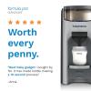 imageBaby Brezza New and Improved Formula Pro Advanced Formula Dispenser Machine  Automatically Mix a Warm Formula Bottle Instantly  Easily Make Bottle with Automatic Powder Blending Grey