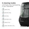 imageBaby Brezza Bottle Washer Pro  Baby Bottle Washer Sterilizer  Dryer  All in One Machine Cleans Baby Essentials like Bottles  Pump Parts  Appliance to Replace Bottle Brushes ampamp Drying Racks Black